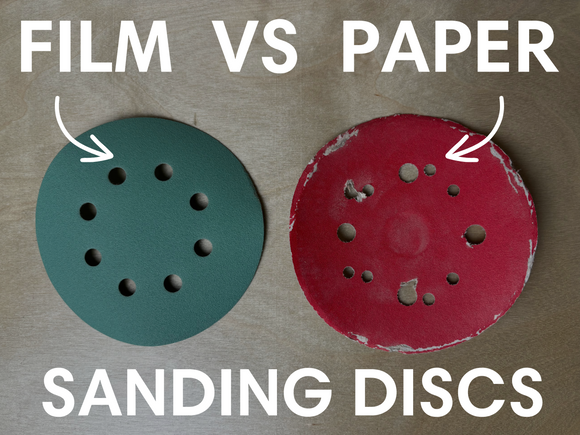 Film vs Paper-Backed Sanding Discs: What are Film Discs and Why Should I Care?