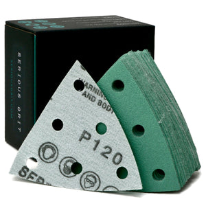 3.5-Inch (93mm) Delta Sanding Sheets - Fits Festool RO 90 Delta