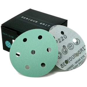 3.5-Inch / 90mm 7-Hole Sanding Discs - Fits Festool RO 90 Rotex
