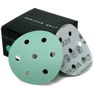 3.5-Inch / 90mm 7-Hole Sanding Discs - Fits Festool RO 90 Rotex