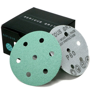 3.5-Inch / 90mm 7-Hole Sanding Discs - Fits Festool RO 90 Rotex