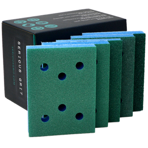 3" x 4" Foam Sanding Pads for SurfPrep / Uneeda / Mirka