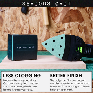 3.5-Inch (93mm) Delta Sanding Sheets - Fits Festool RO 90 Delta