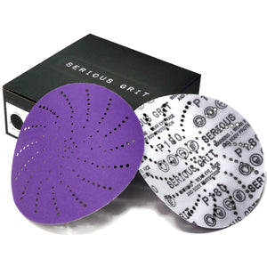 6" Ceramic Multi-Hole Hook & Loop Discs