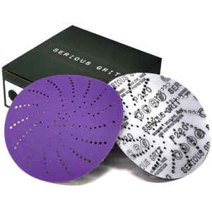 6" Ceramic Multi-Hole Hook & Loop Discs