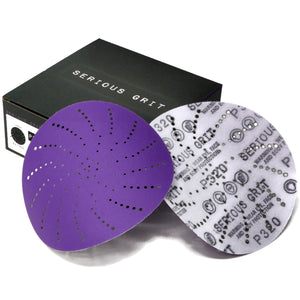 6" Ceramic Multi-Hole Hook & Loop Discs