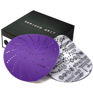 6" Ceramic Multi-Hole Hook & Loop Discs