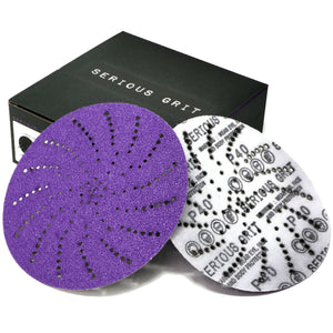 6" Ceramic Multi-Hole Hook & Loop Discs