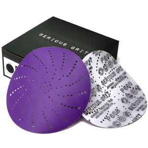 6" Ceramic Multi-Hole Hook & Loop Discs