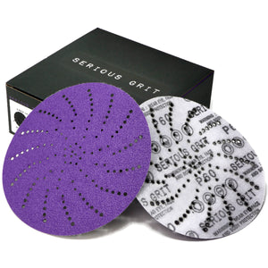 6" Ceramic Multi-Hole Hook & Loop Discs