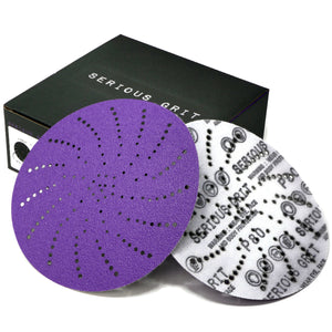 6" Ceramic Multi-Hole Hook & Loop Discs