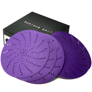 6" Ceramic Multi-Hole Hook & Loop Discs