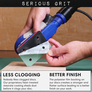 3" x 4" 6-Hole Sanding Sheets for SurfPrep / Uneeda / Mirka