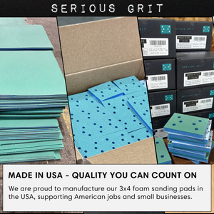 3" x 4" Foam Sanding Pads for SurfPrep / Uneeda / Mirka