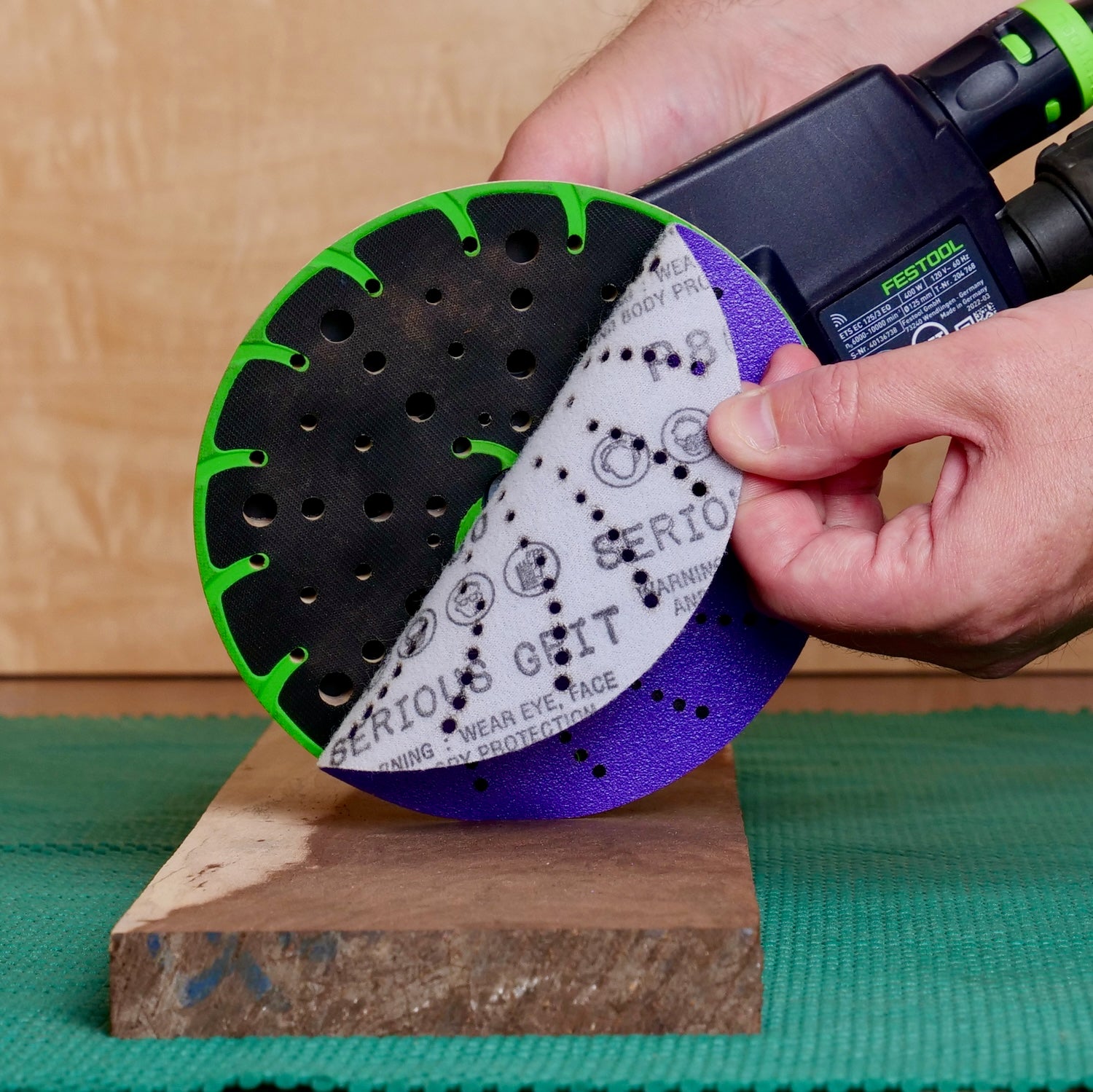 Serious Grit 6-Inch Ceramic Multi-Hole Universal Hook & Loop