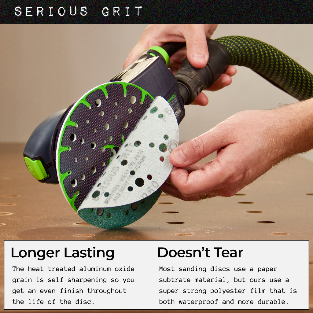 Rotex 150 sanding discs deals