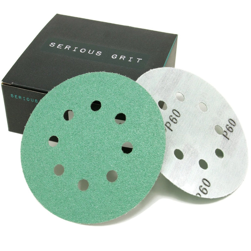 60 Grit Sanding Discs Serious Grit Sandpaper SERIOUS GRIT