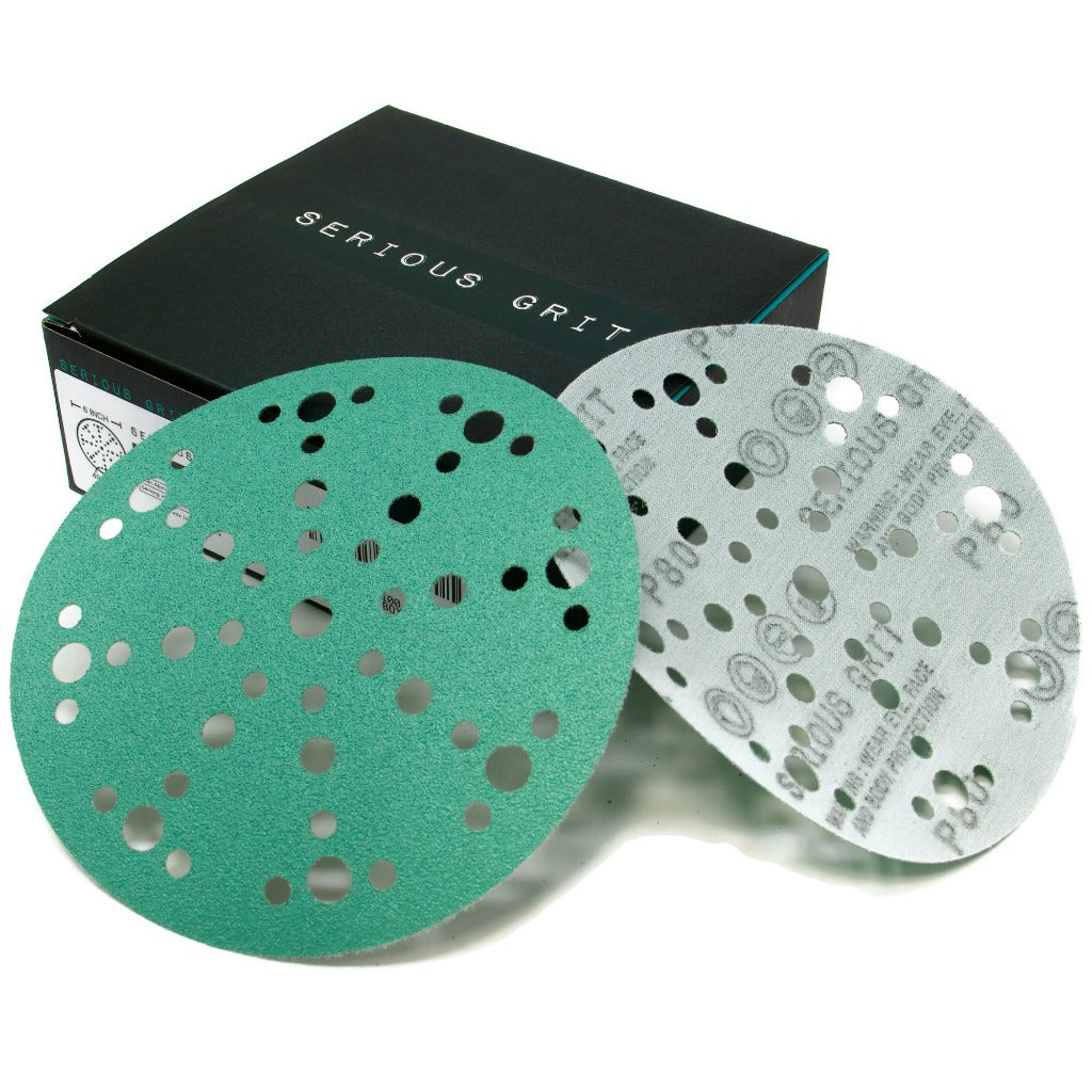 80 Grit Sanding Discs Serious Grit Sandpaper SERIOUS GRIT